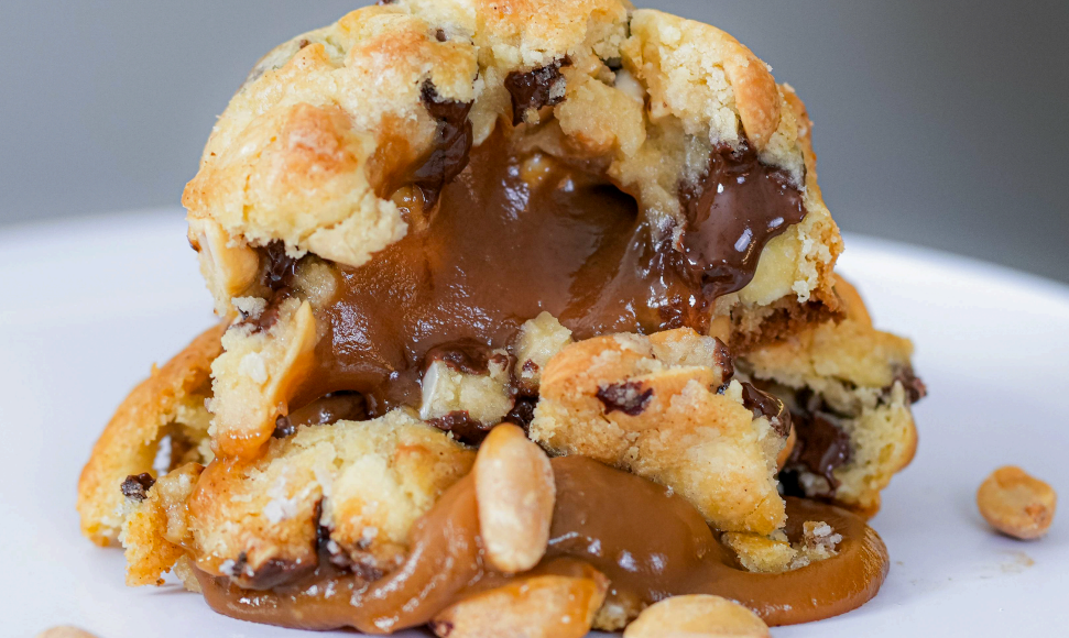 Caramel crunch cookie photo